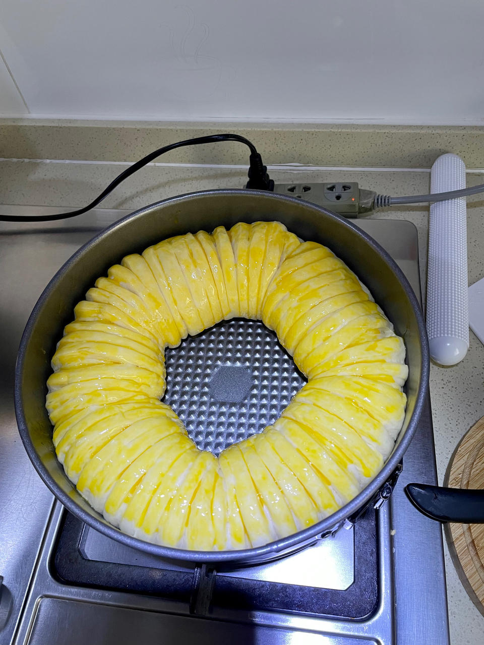 治愈系网红面包 毛线球面包🧶（含整形视频）