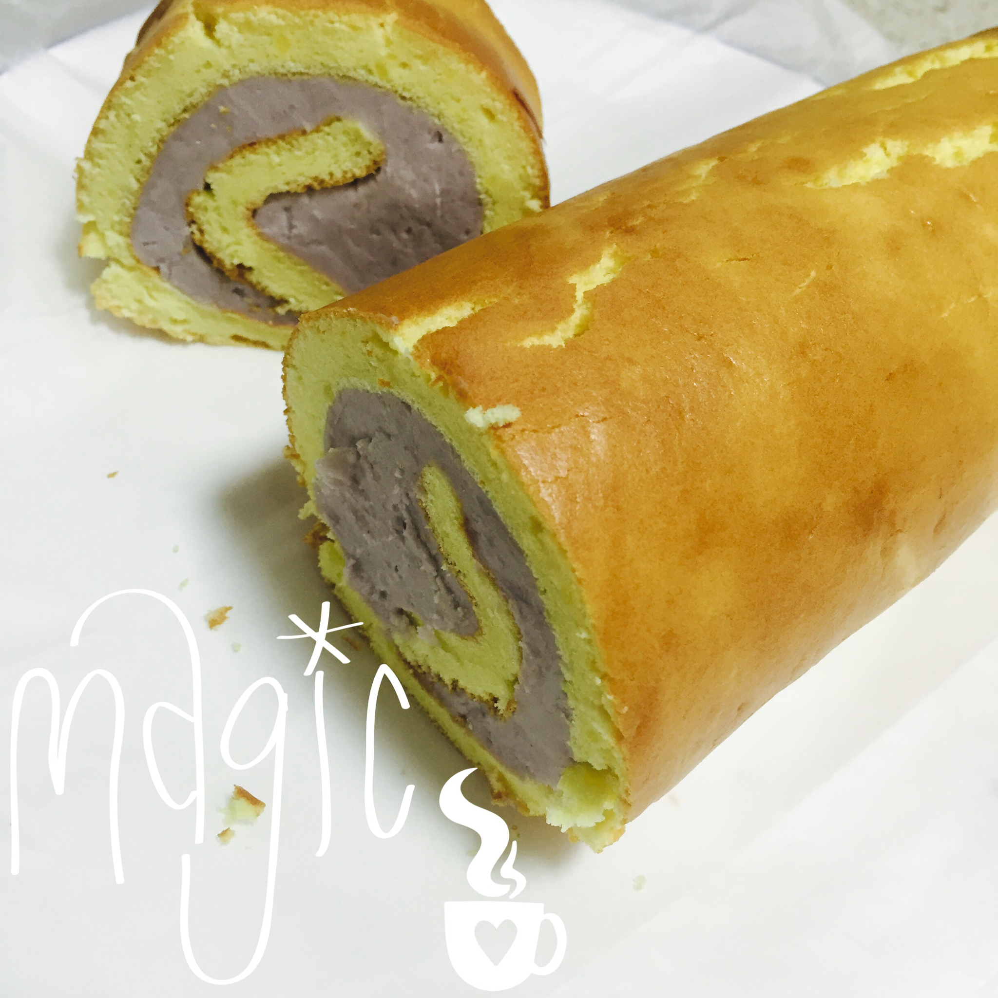 台湾芋泥蛋糕卷