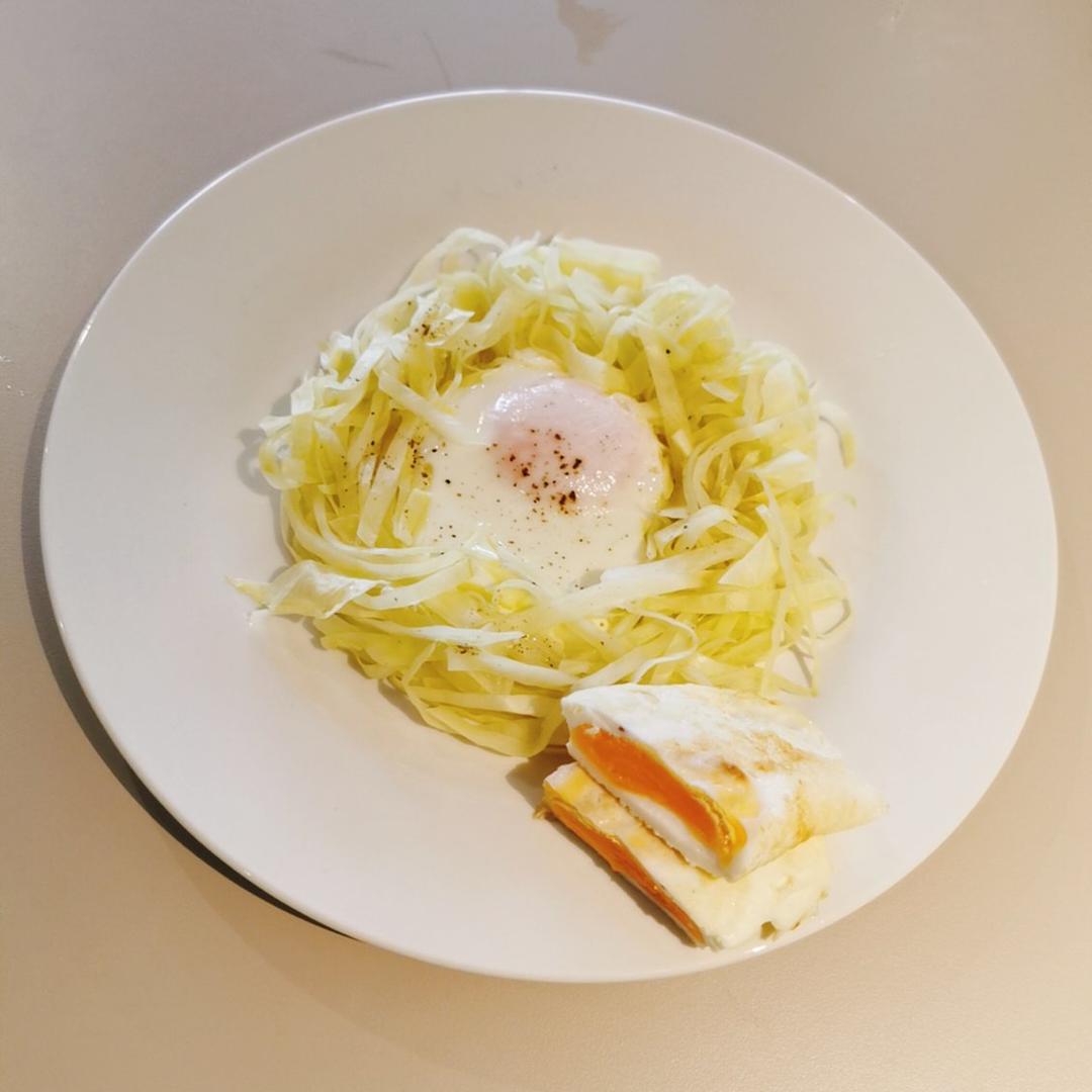 吃不胖的包菜抱蛋（健康美味.减肥早餐）