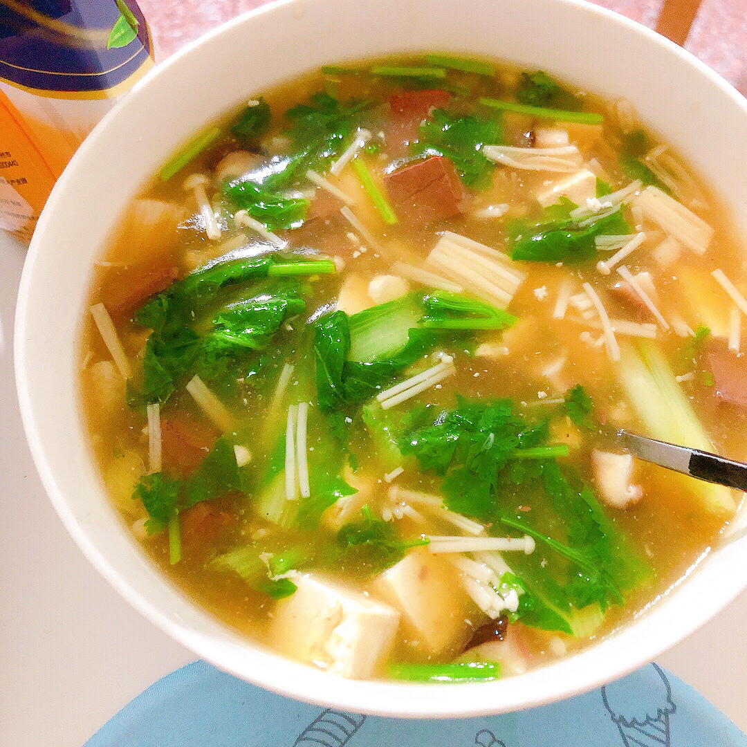鸭血粉丝汤（无浓汤宝）