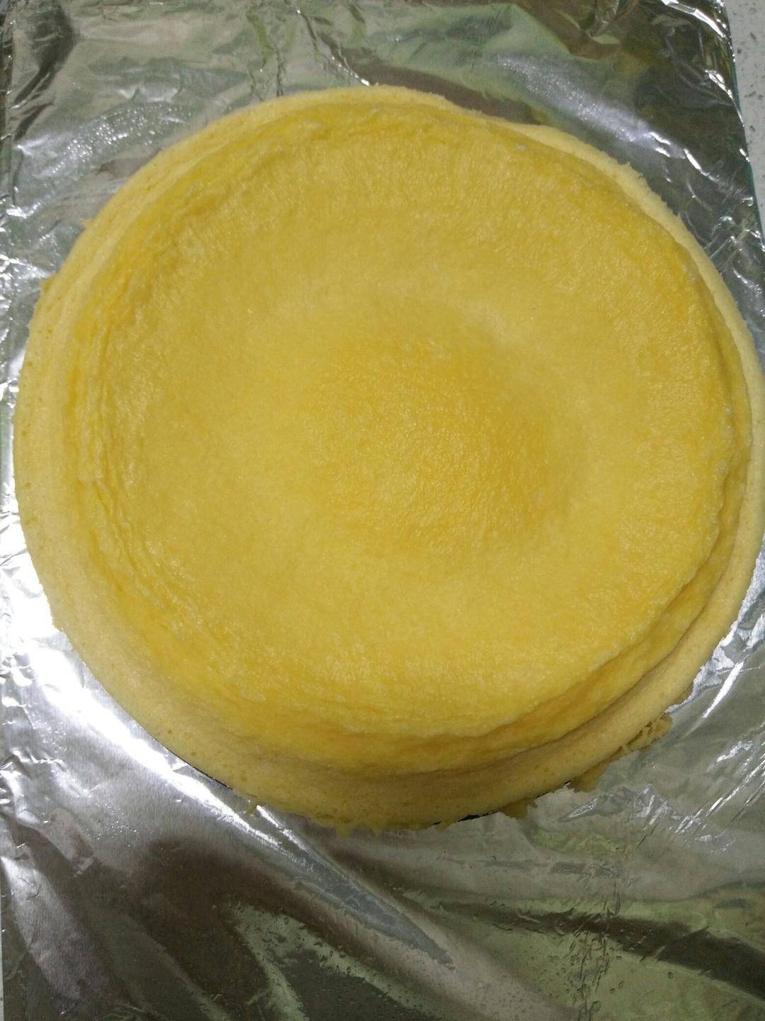 零失败戚风蒸蛋糕（8寸）可做蛋糕胚（另附红丝绒蒸蛋糕做法）