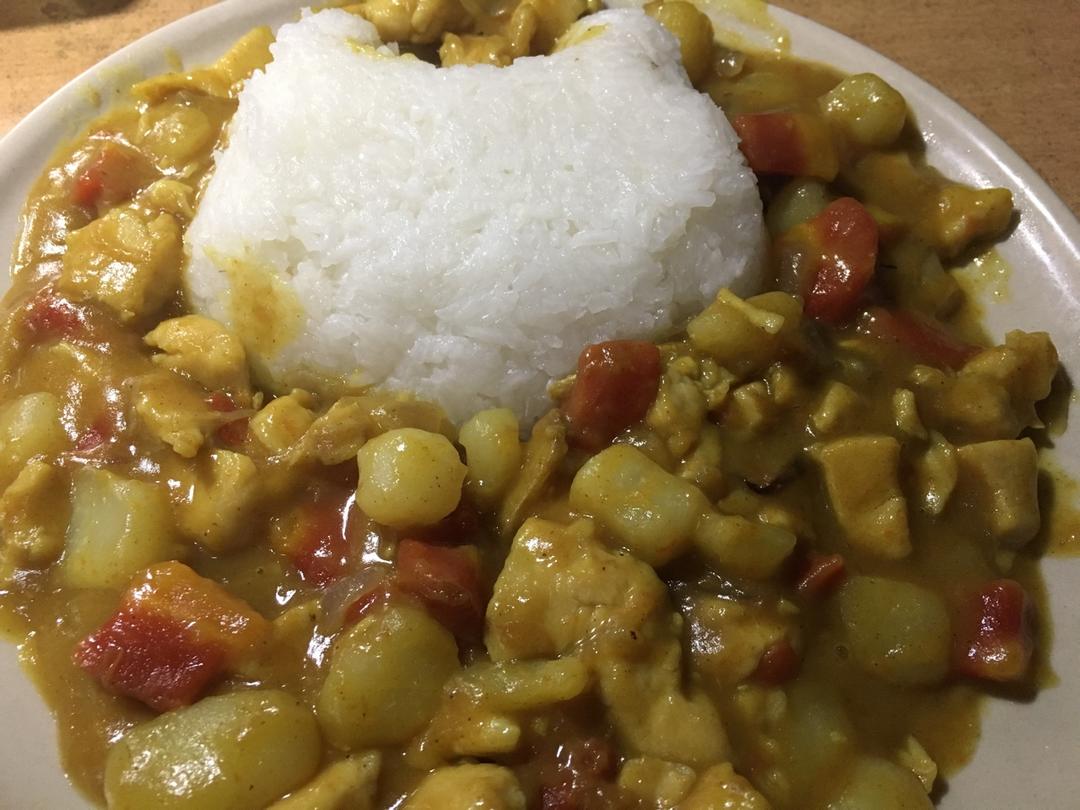 咖喱鸡肉饭