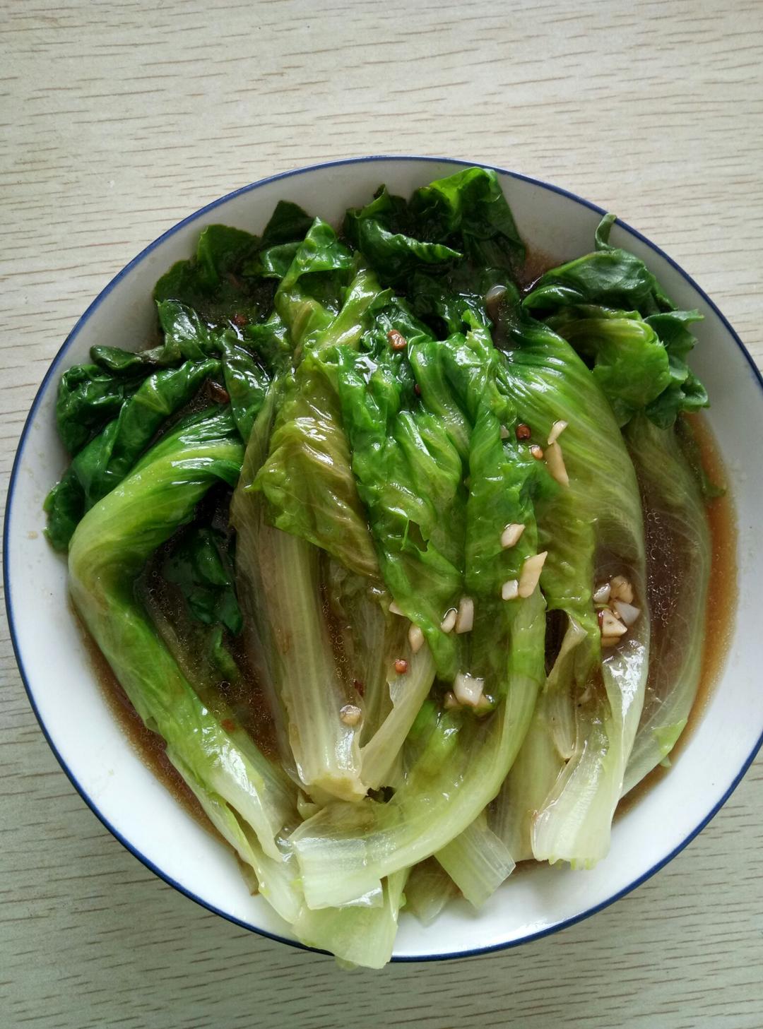 家常菜 蚝油生菜