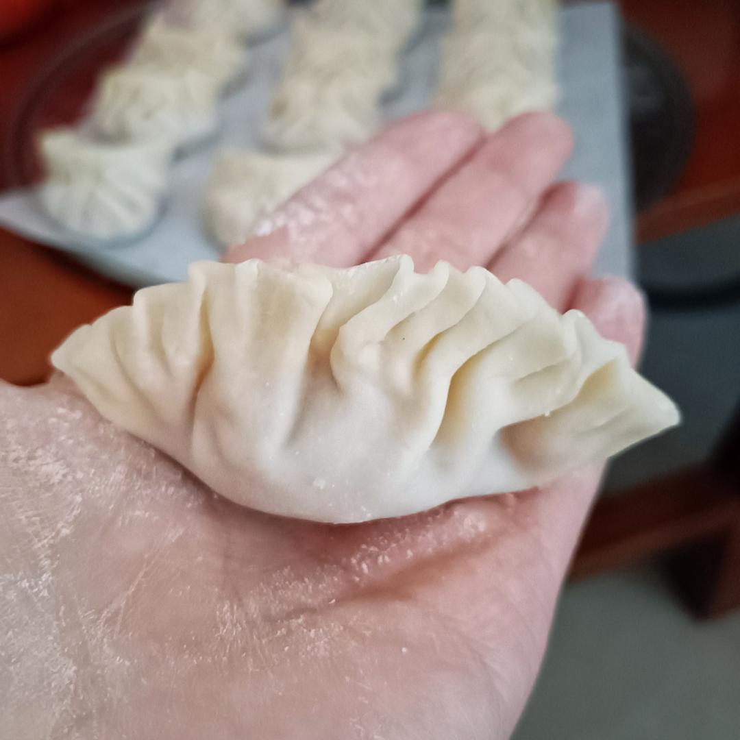 胡萝卜木耳鸡蛋素水饺(附饺子馅做法)