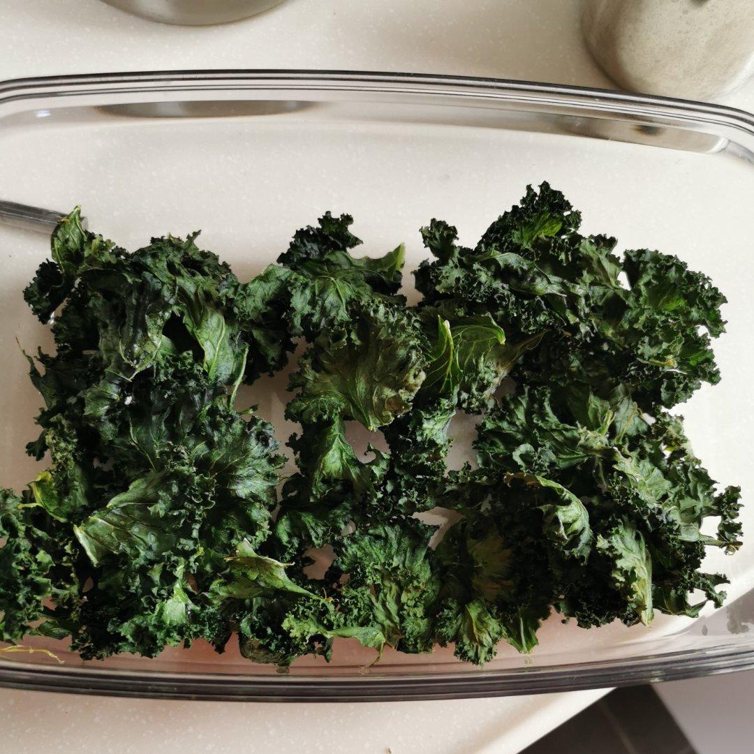 🥬羽衣甘蓝脆【kale Chips 】超级健康的健身零食