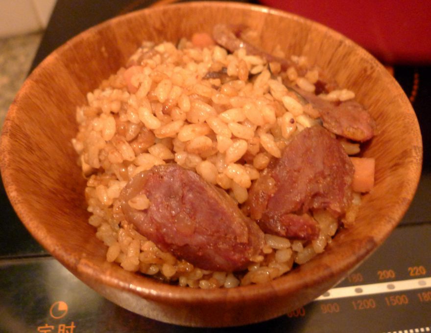 香肠煲仔饭