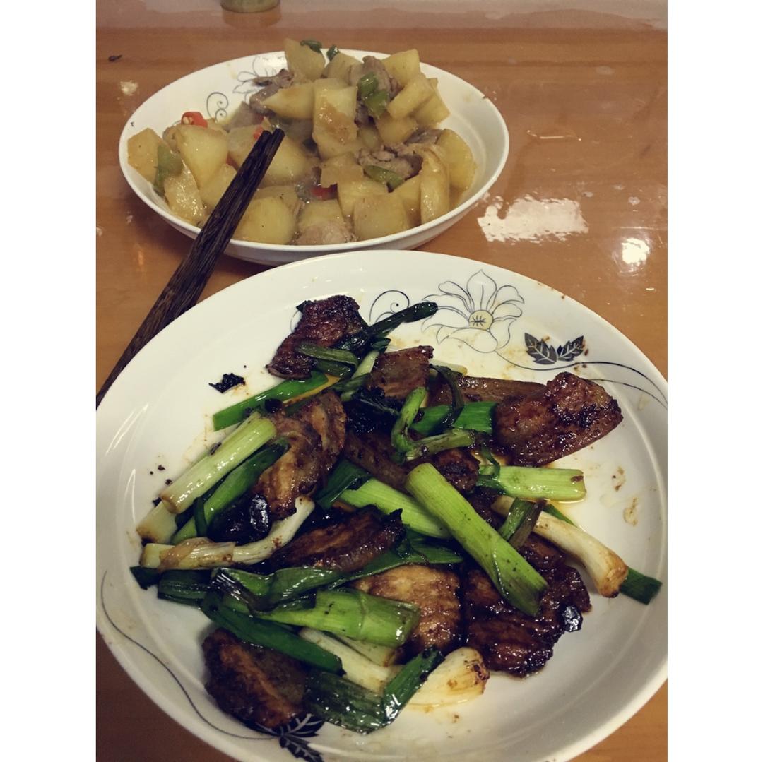 生炒五花肉