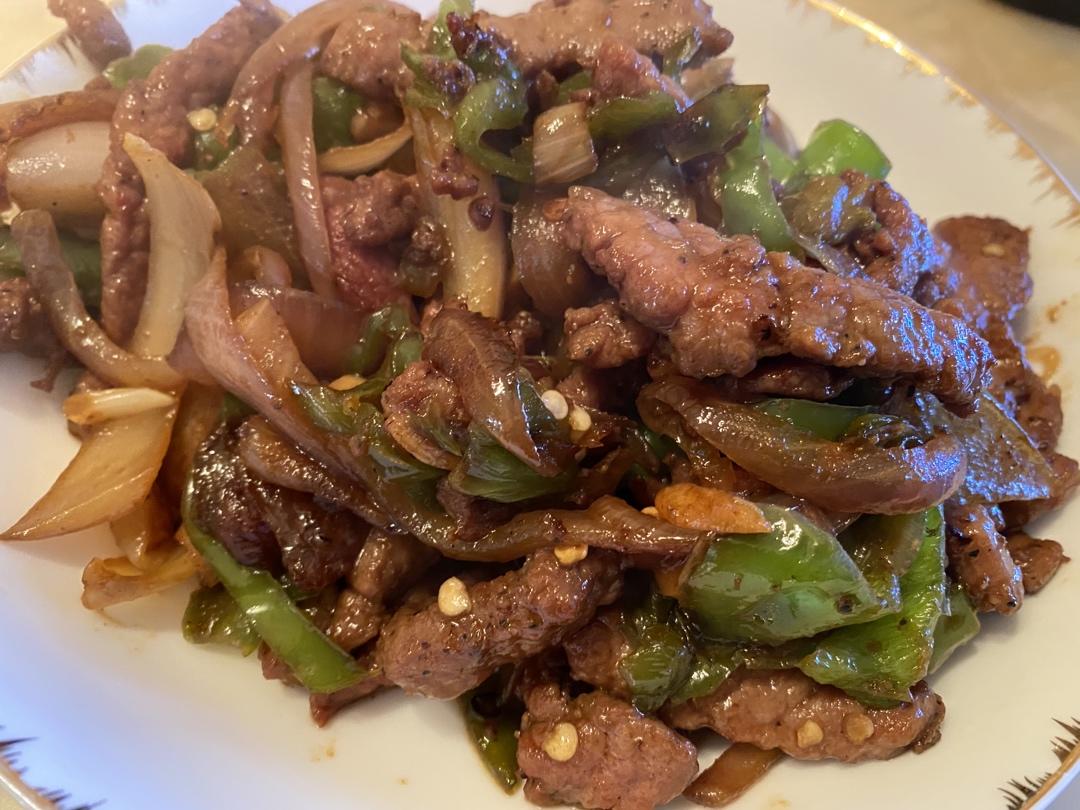 青椒炒牛肉