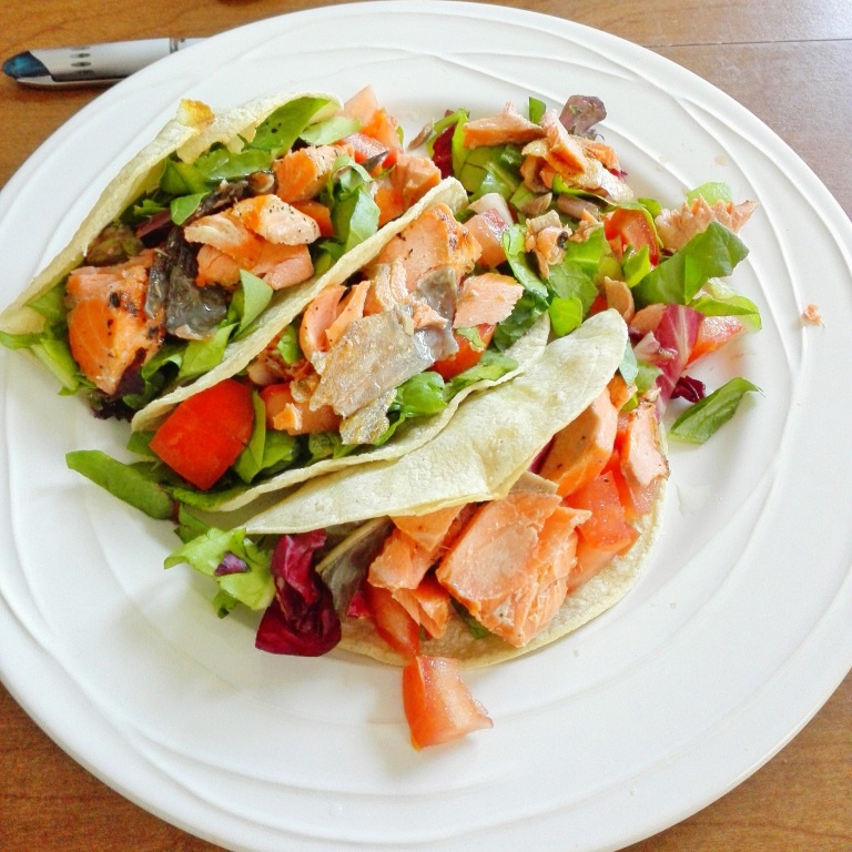 三文鱼墨西哥卷饼 salmon taco
