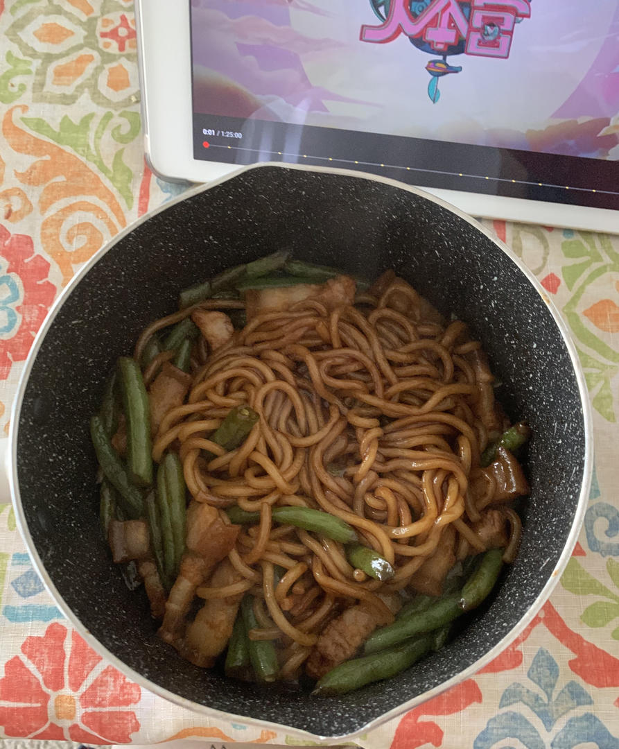豆角焖面