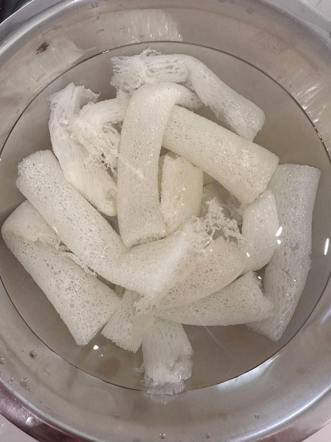 竹荪干的泡发