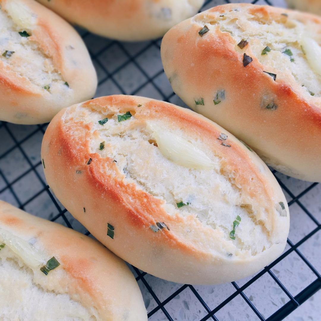 香葱面包的做法