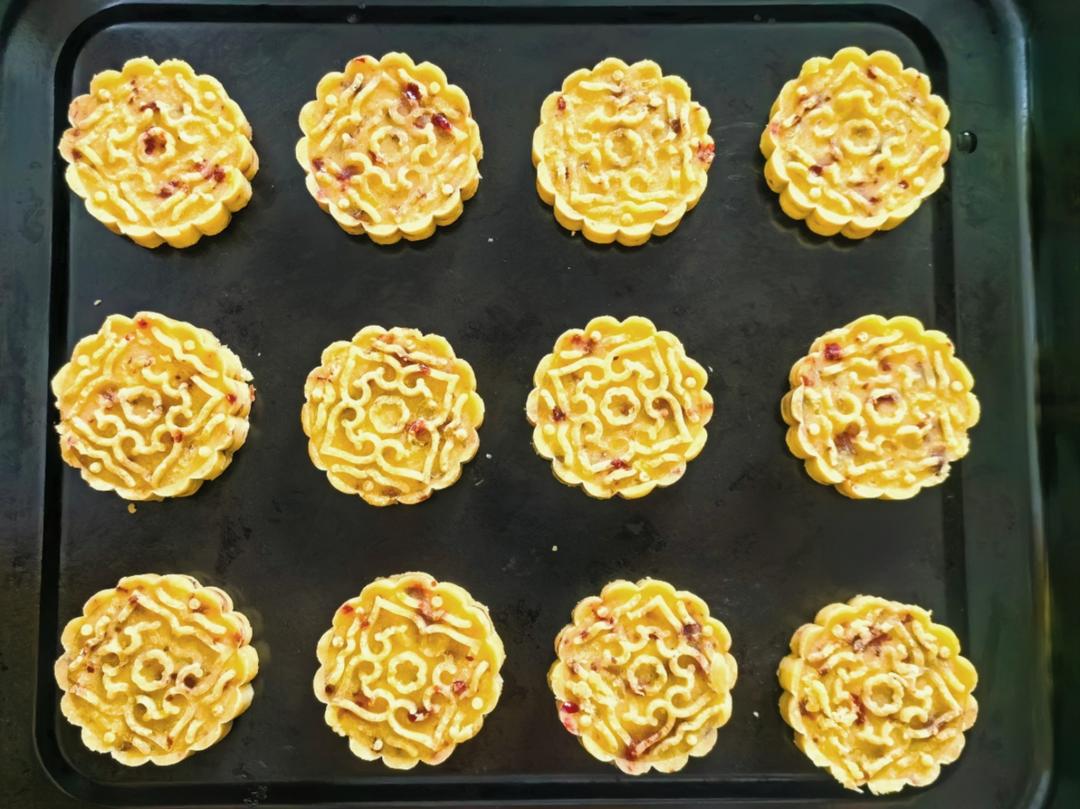 全网最简单的蔓越莓绿豆糕