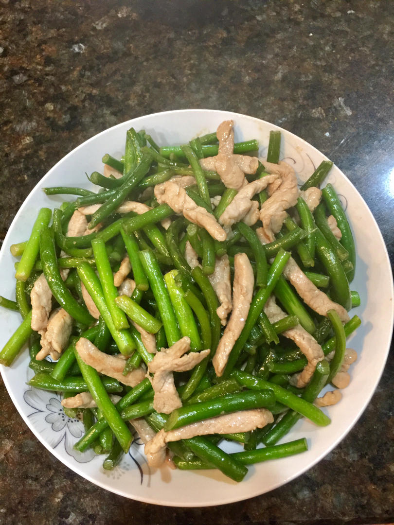 蒜苗炒肉