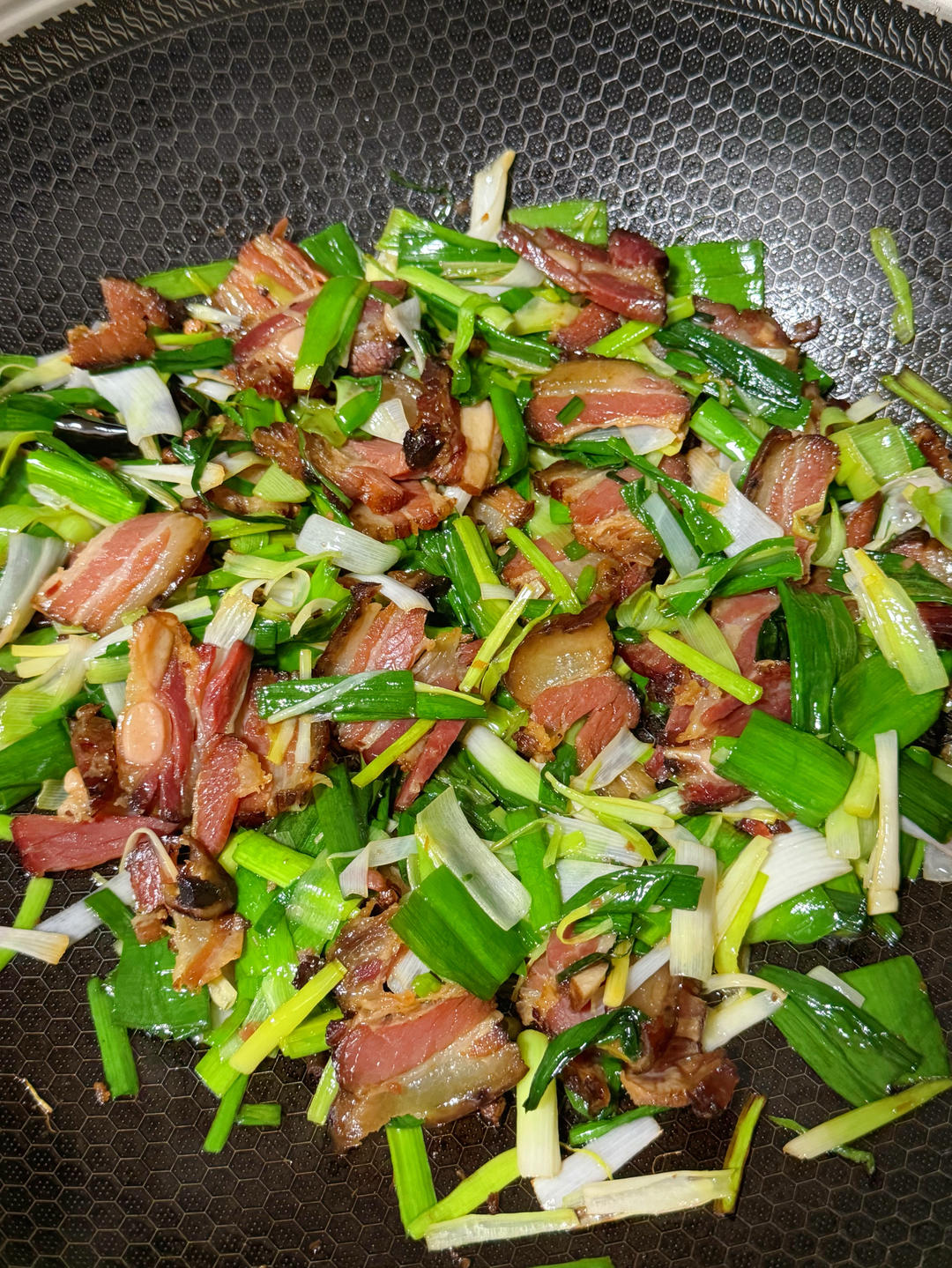 青蒜炒腊肉