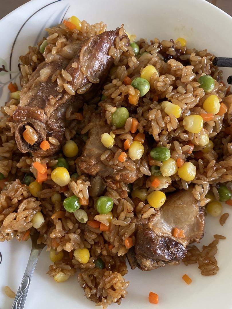 电饭锅版排骨焖饭