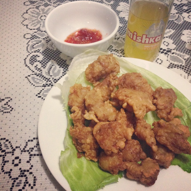 啤酒和炸鸡