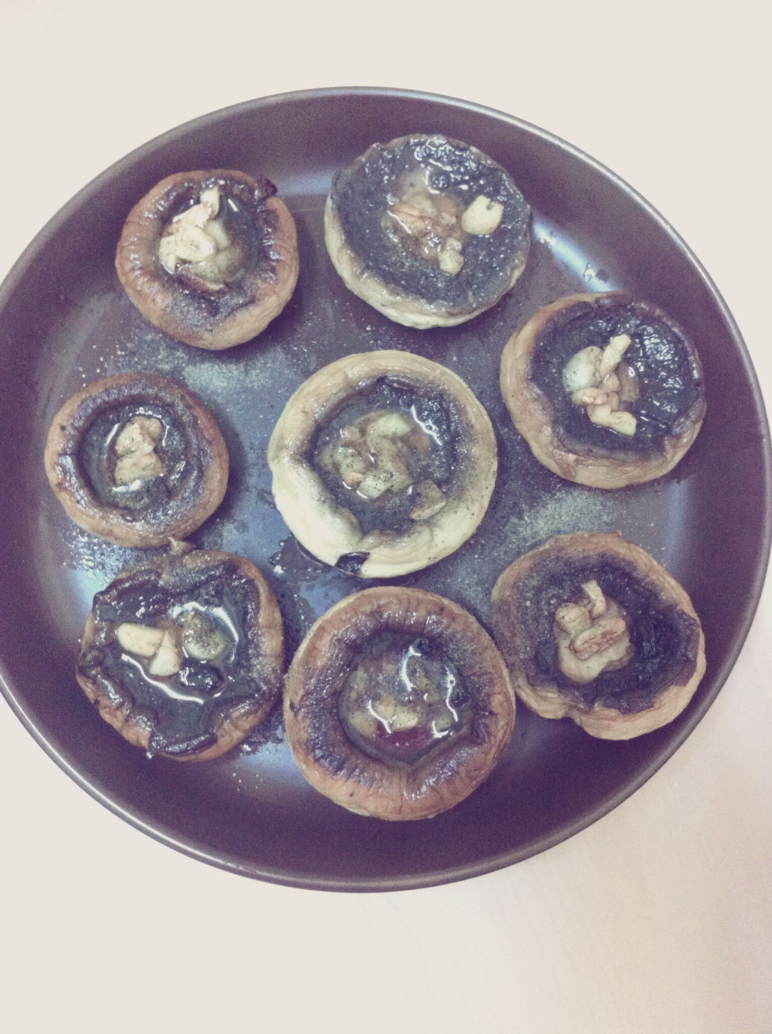 蒜香煎蘑菇