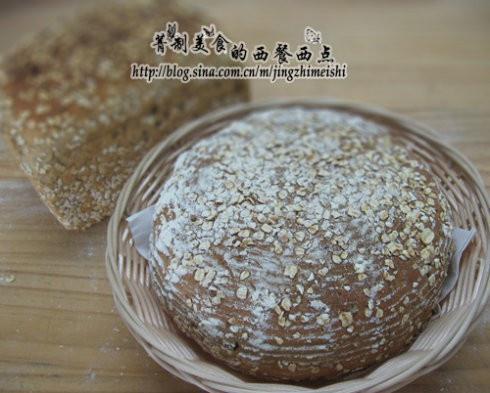 燕麦粗粮面包的做法