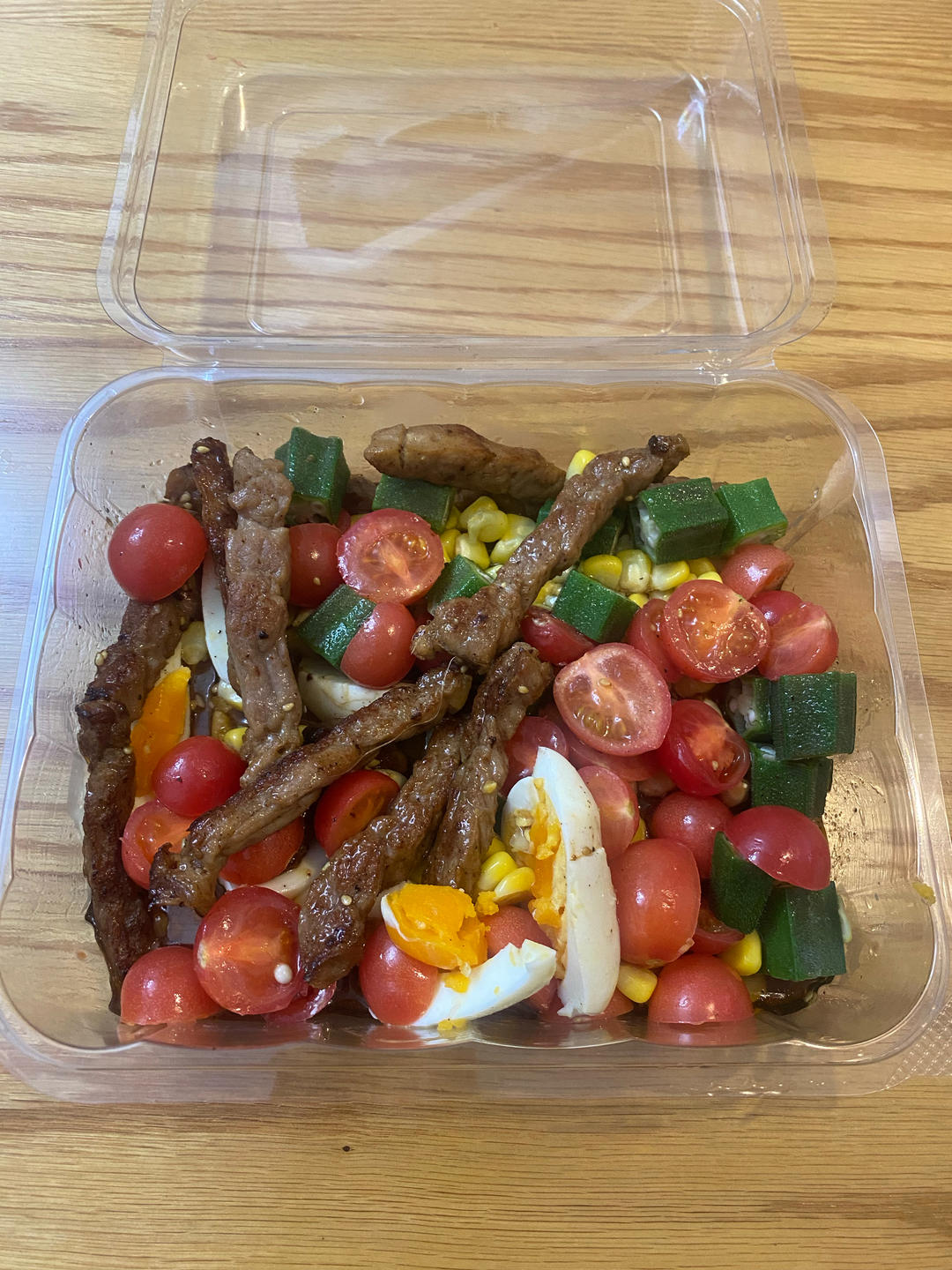 减脂餐|低卡饱腹牛排时蔬沙拉🥗好吃哭了