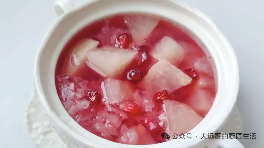 石榴秋梨銀耳羹