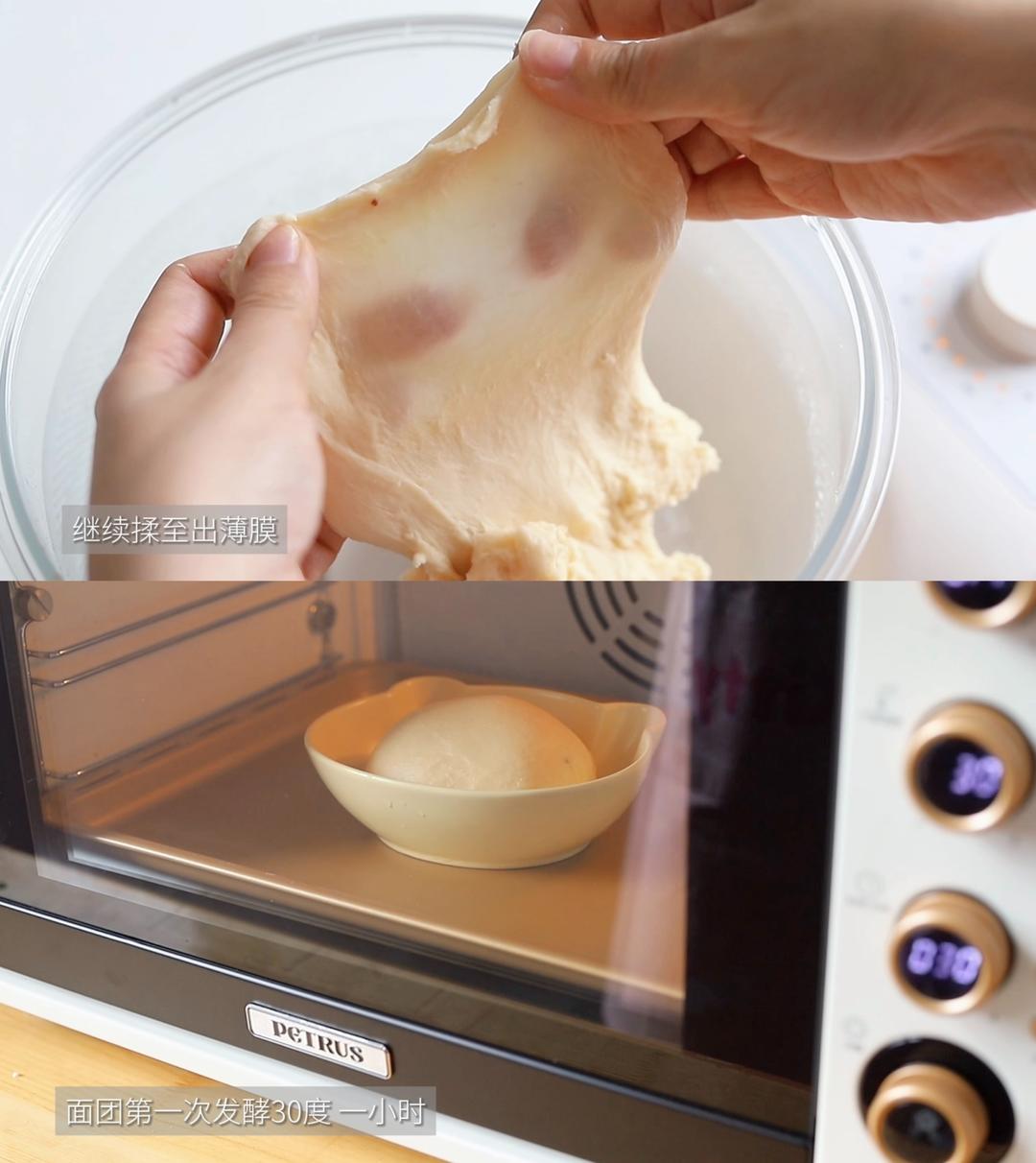 纯奶手撕吐司的做法 步骤1