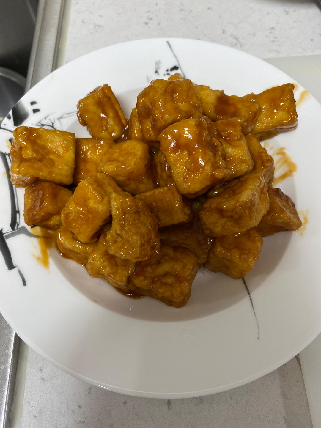 酸甜开胃，好吃到舔盘的糖醋脆皮豆腐