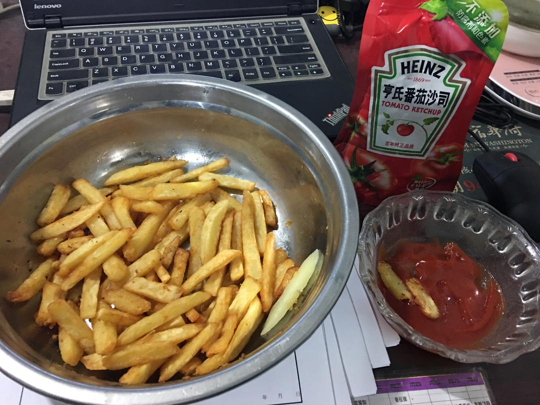 炸薯条的做法