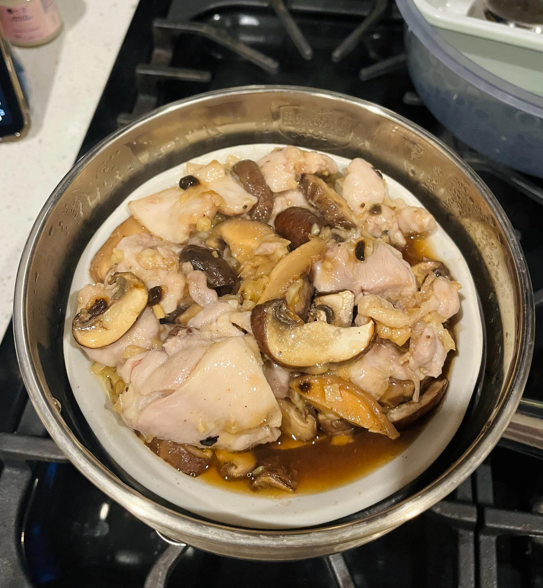 蒜香豆豉蒸滑鸡