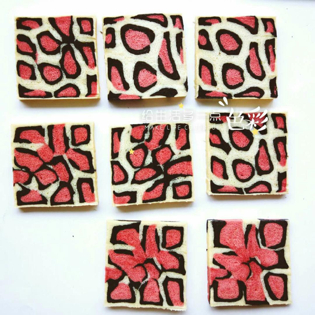 棉花糖豹纹吐司