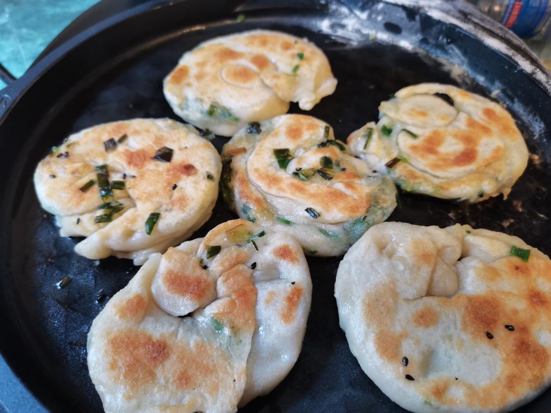 快手懒人版葱油饼❗️㊙️简单易做❗️超级酥脆❗️