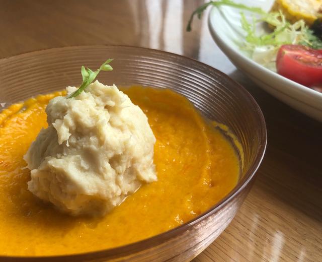 南瓜山药泥的做法