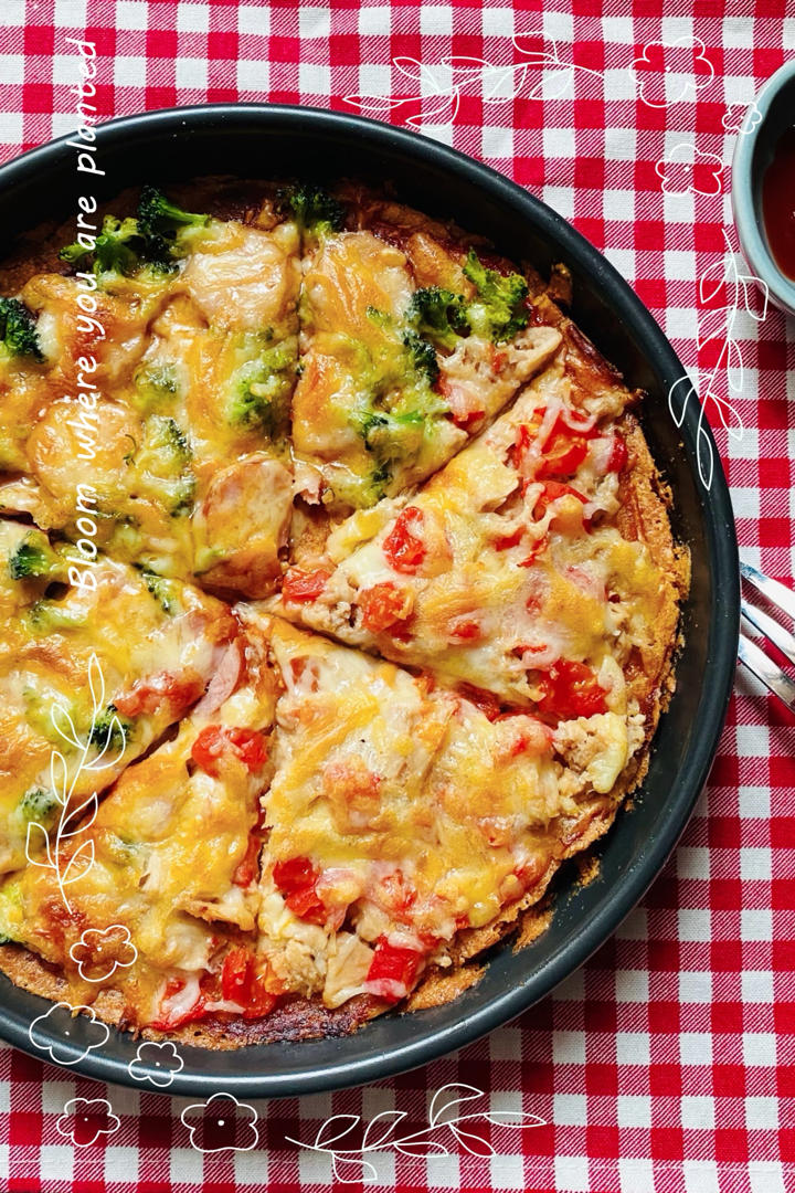 生酮高脂低碳披萨🍕