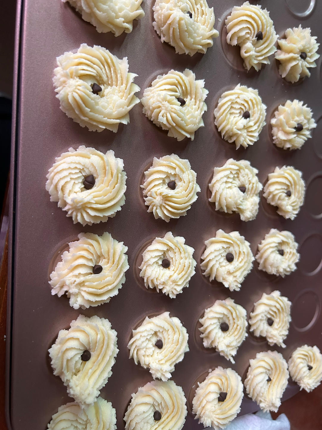 曲奇饼干，完美配方超好挤，酥到不敢碰，一个月还能酥掉渣