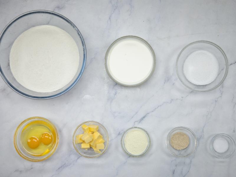 纯奶手撕吐司的做法 步骤1