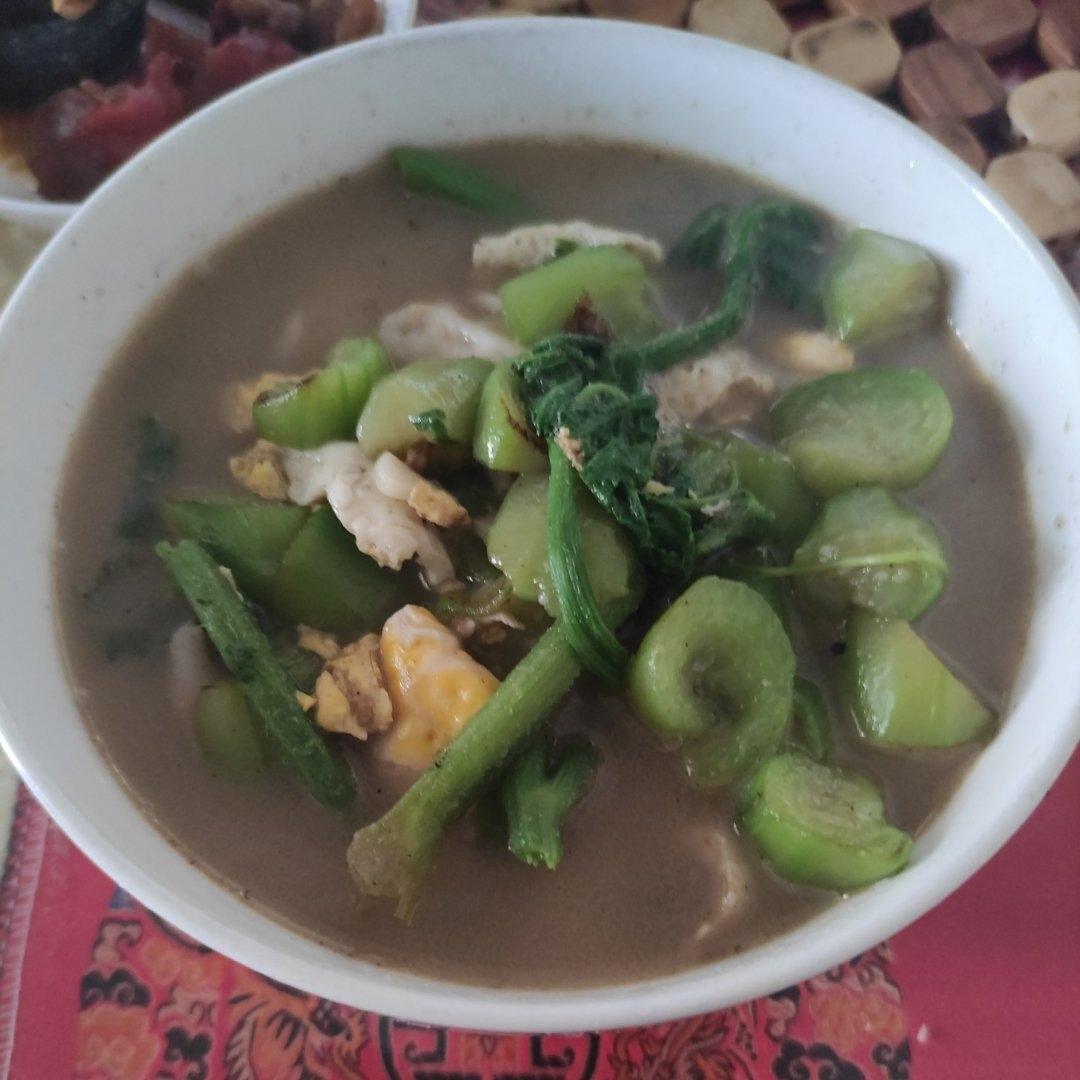 丝瓜鸡蛋汤