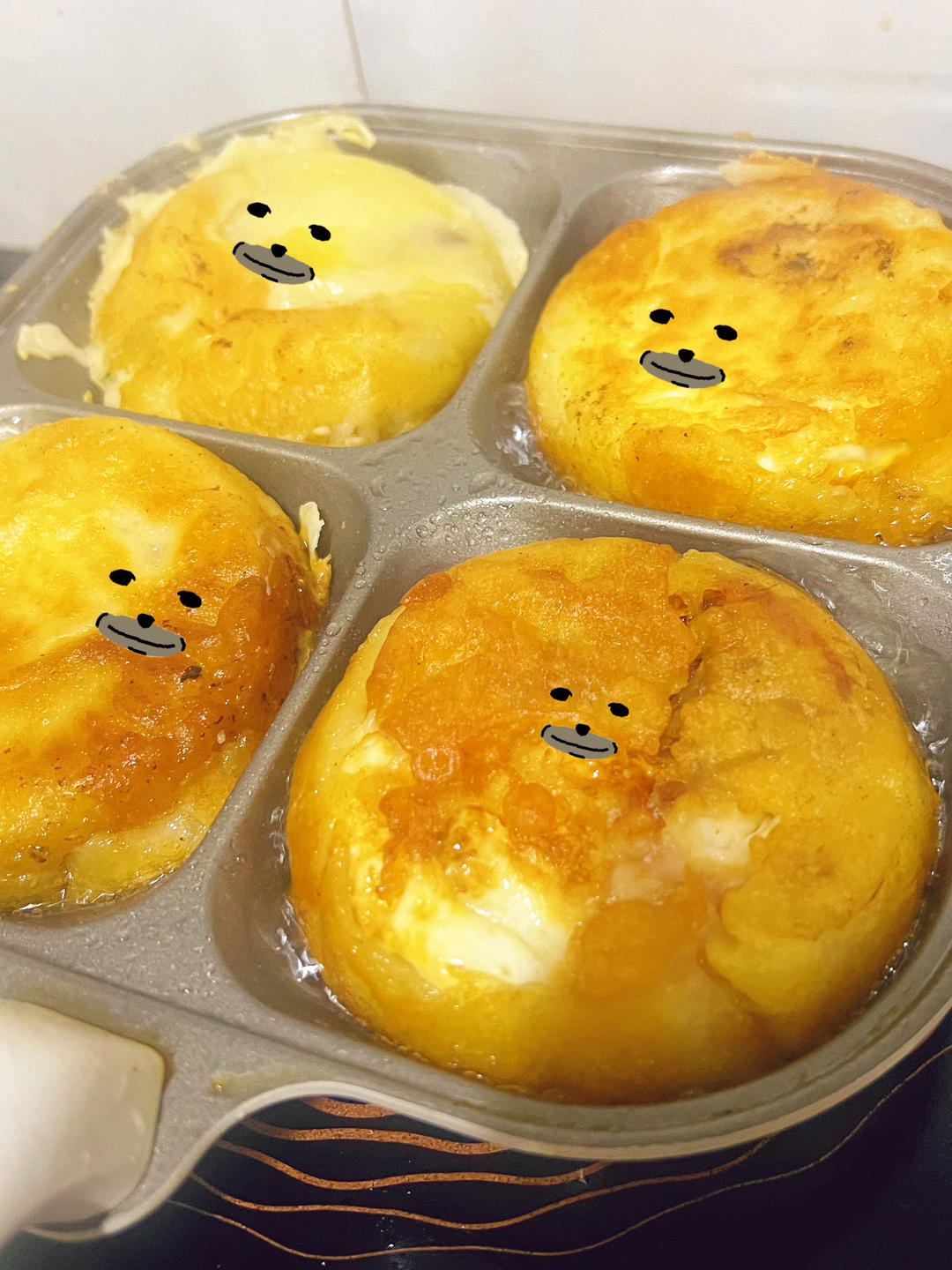 早餐霸王~沉甸甸鸡蛋汉堡