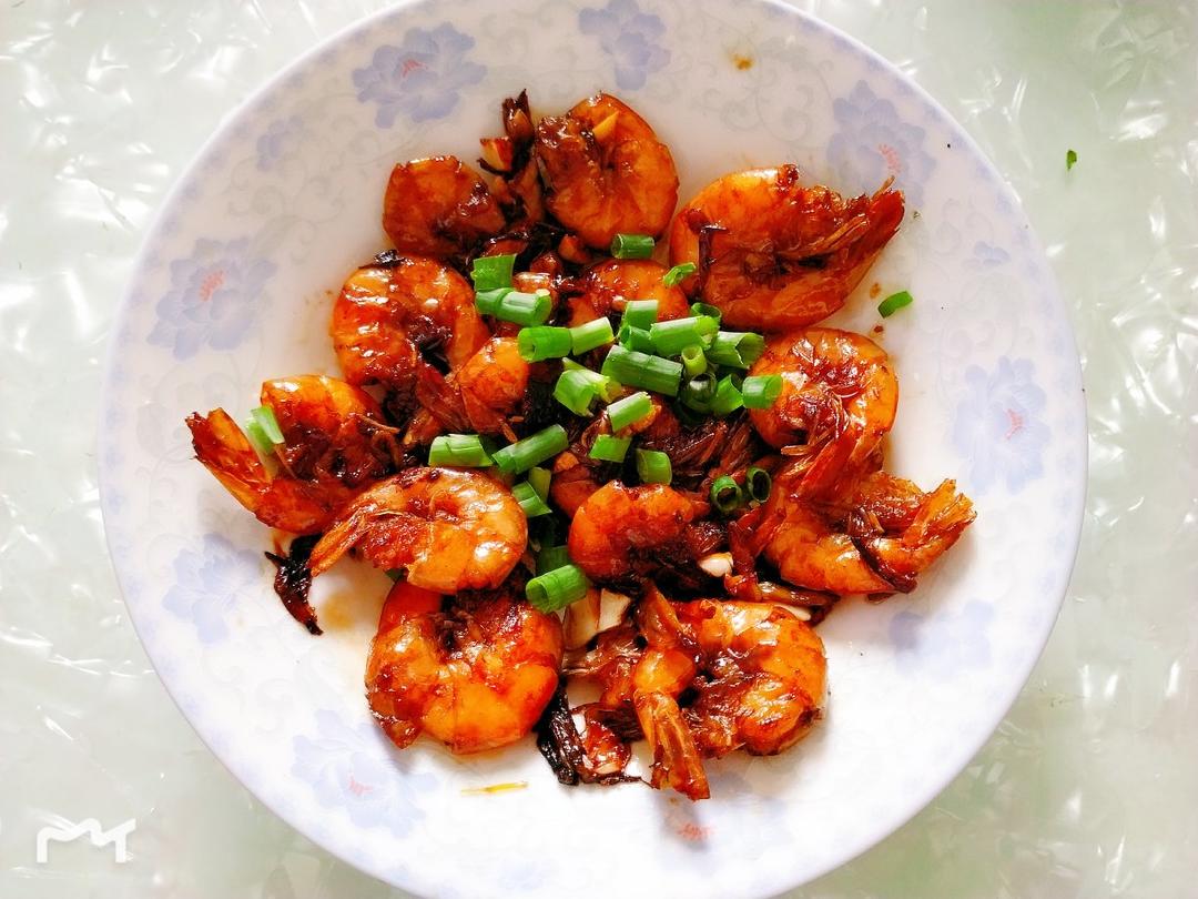 简易版油焖大虾～
