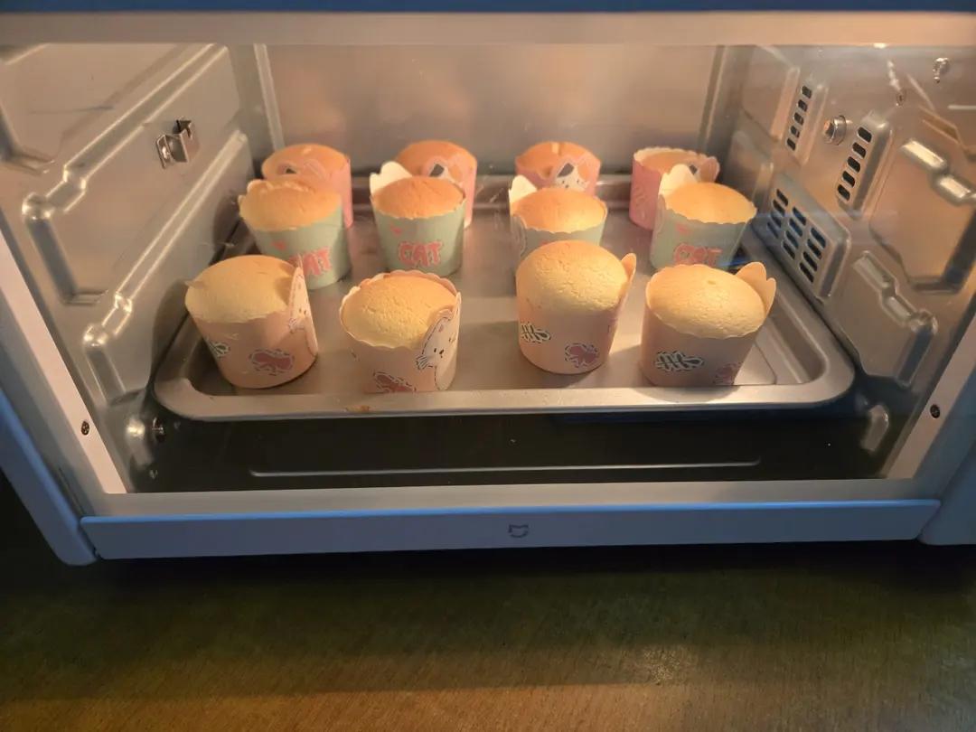 戚风纸杯蛋糕『完美不开裂』