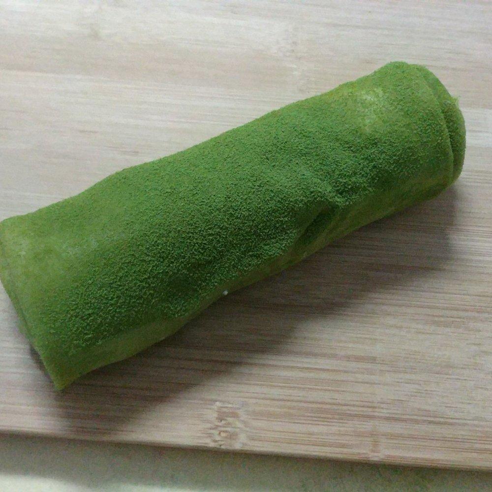 美味的煎蛋糕—抹茶千层蛋糕