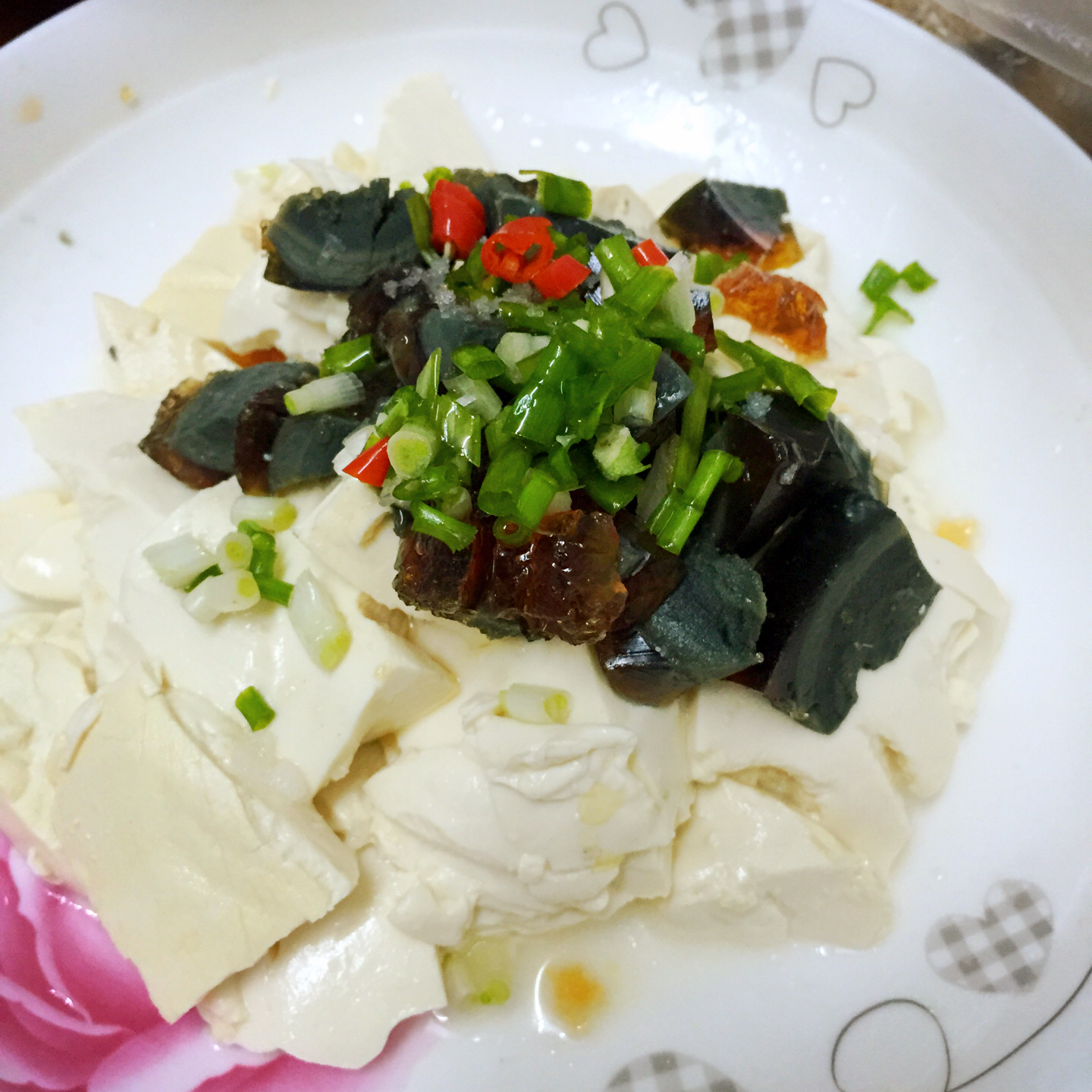 皮蛋豆腐