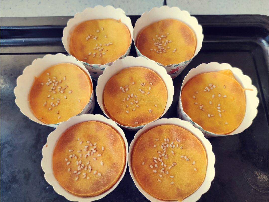 豆沙馅南瓜粑粑糕‼️有馅更好吃‼️超简单