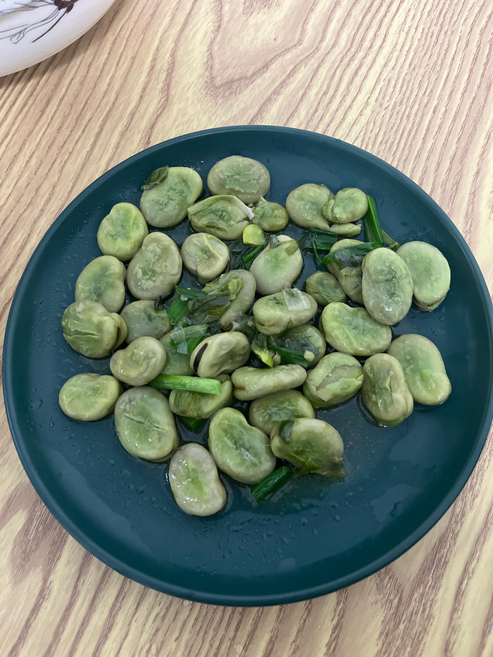 无比鲜美的葱油蚕豆