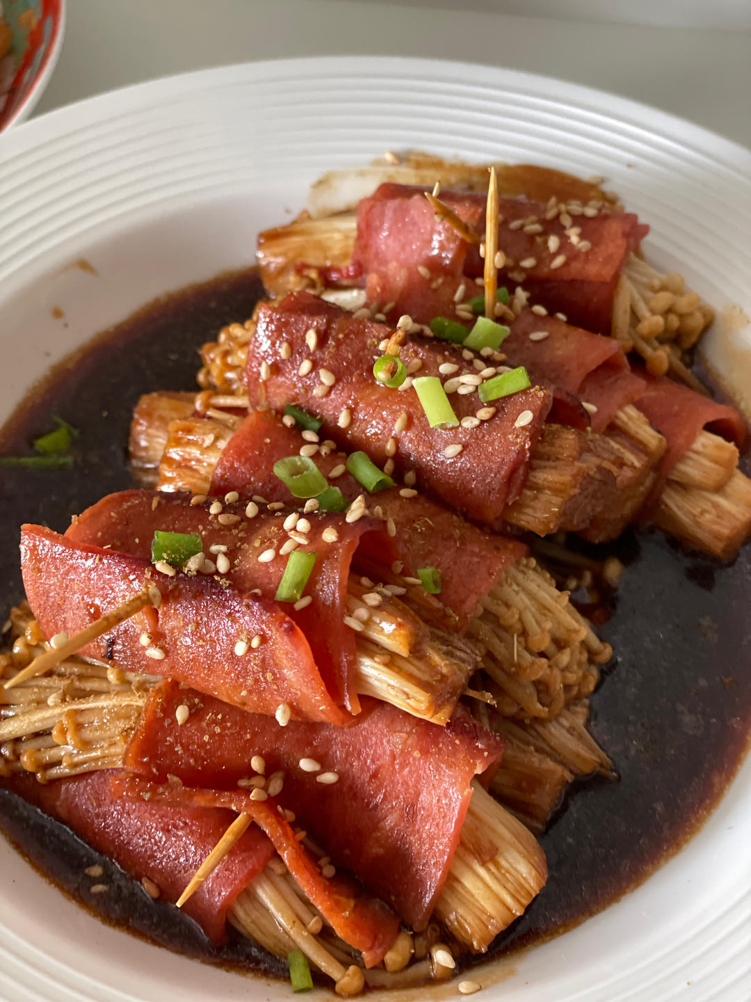 还点啥外卖，这道培根金针菇卷快到飞起！