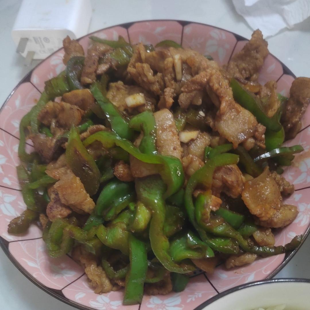 青椒炒肉丝