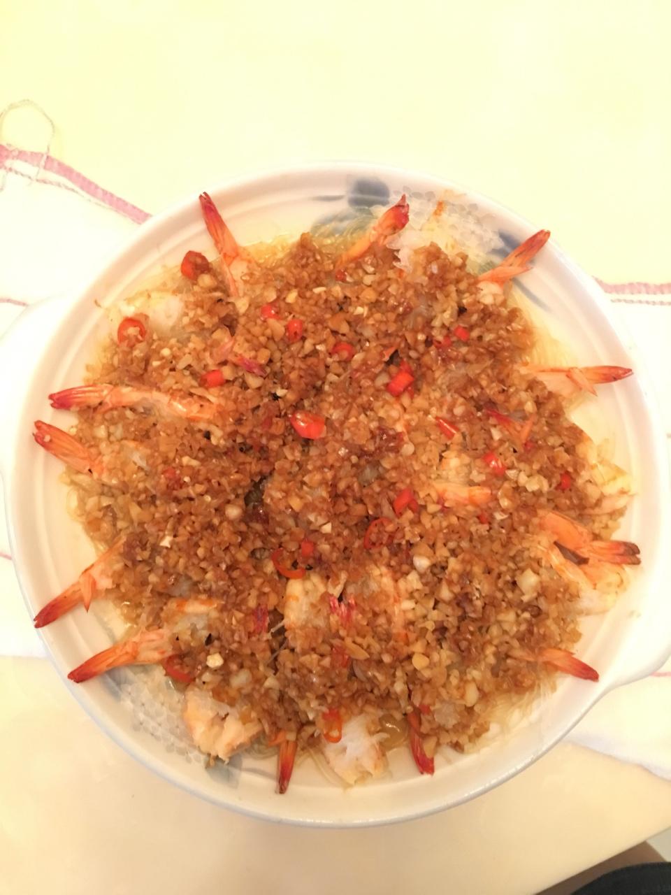 蒜蓉粉丝蒸虾