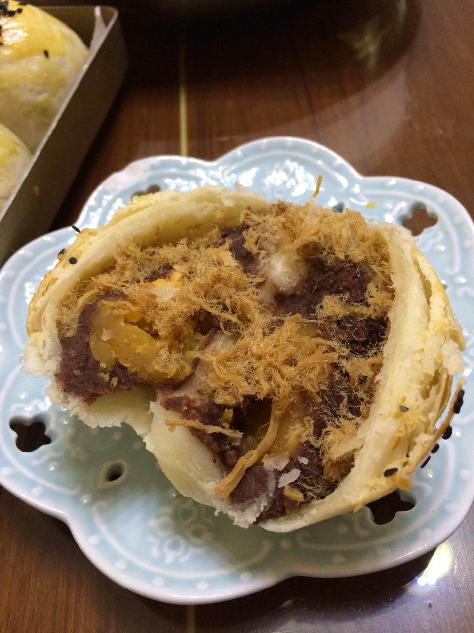 肉松麻薯蛋黄酥💕