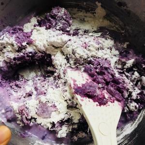 紫薯糯米糍和煎饼的做法 步骤3