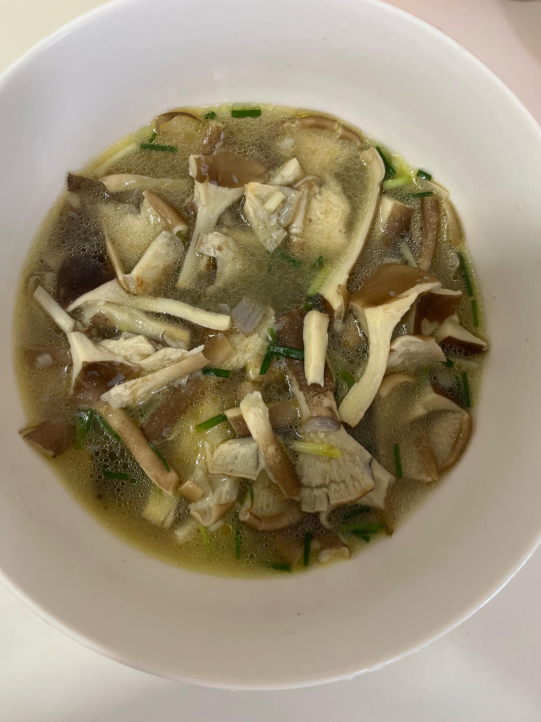 平菇肉沫汤~随便怎么煮都很鲜
