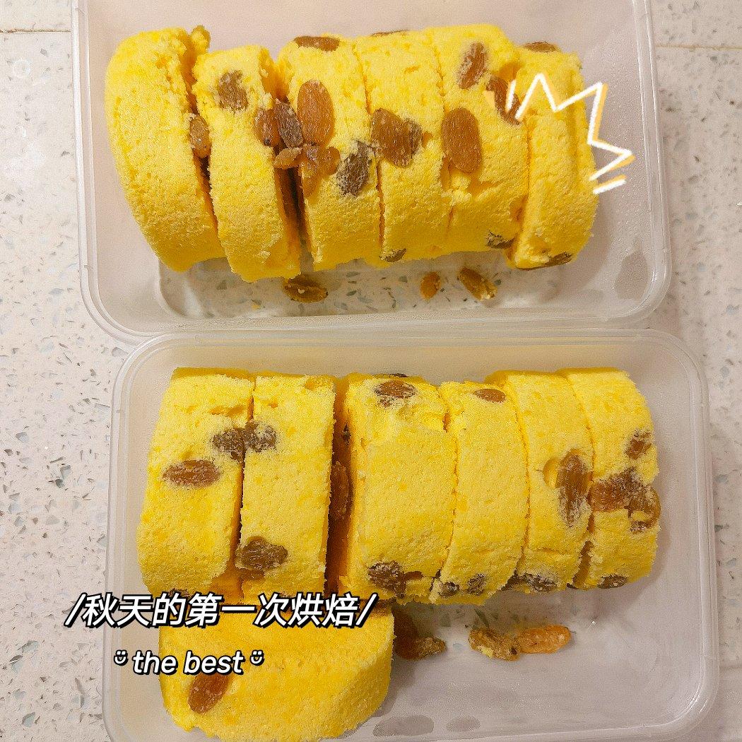 葡萄干蛋糕卷